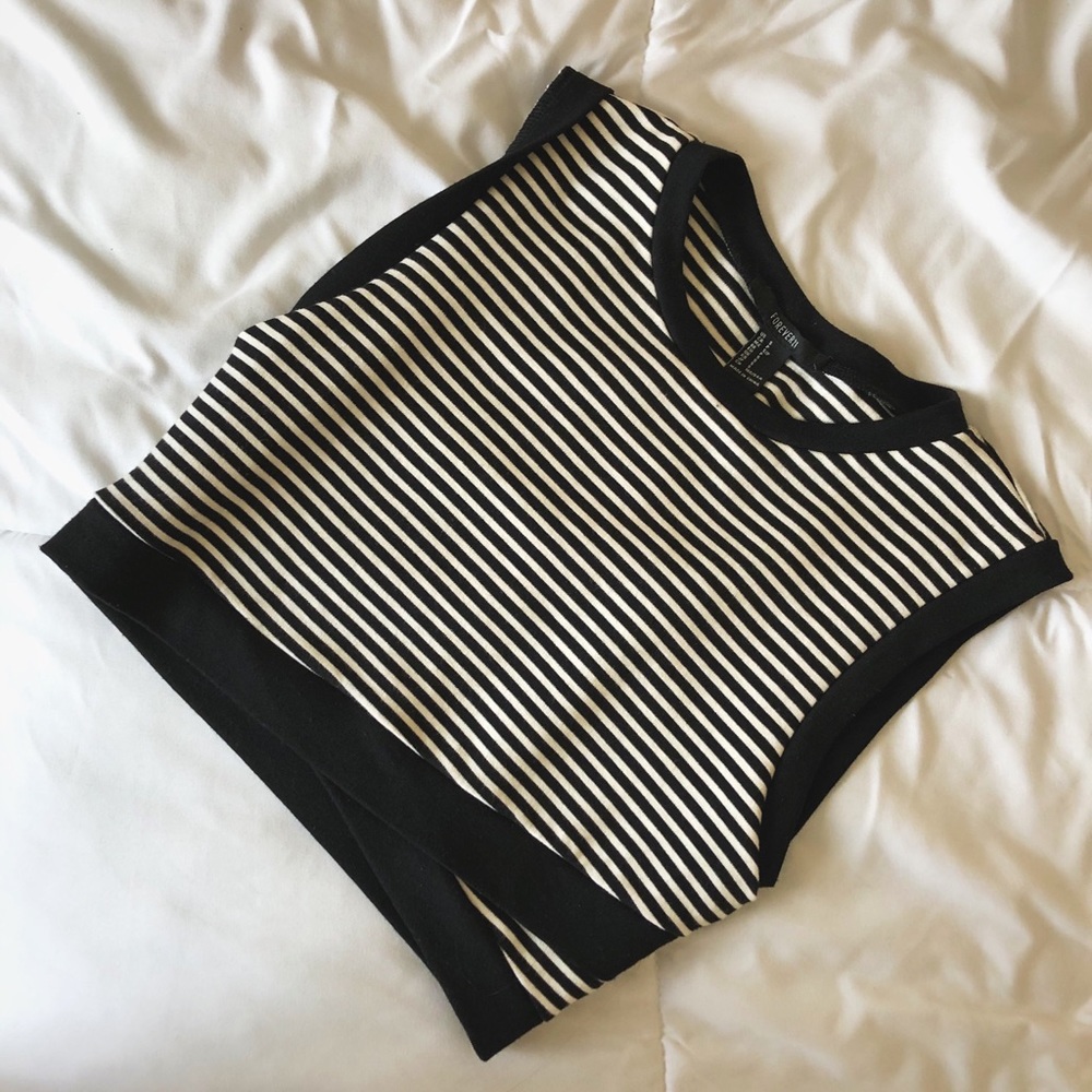 Striped Crop Top